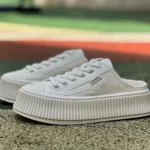 Chanel Half-Slipper Pure White