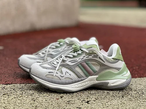 GUCCI Round Toe Drawstring 2.0 Grey Green