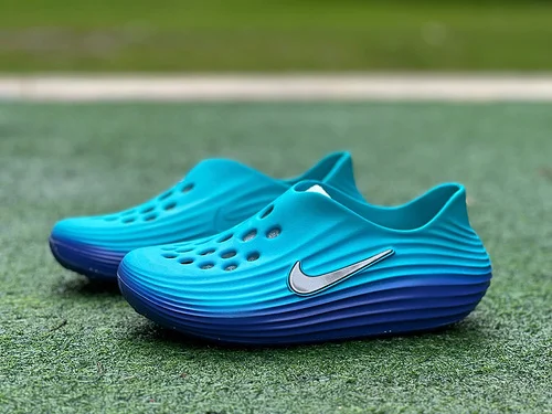 LW Pure Original Nike ReactX Rejuven8 Blue Purple Clogs HV5060-301