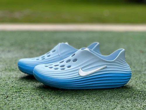 LW Pure Original Nike ReactX Rejuven8 White Blue Clogs HV5060-402