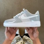 3A Pure Original Air Force 1 AF1 Grey Sneakers HV9405-001