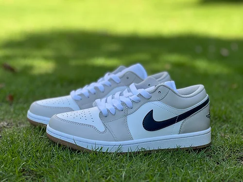 Y Pure Original AJ1 Low White Grey Blue 553558-146