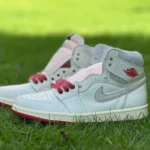 AJ1 High Top Beige White Cinnabar WMNS DB4612-100