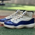 AJ11 White Blue Red Air Jordan 11 Rare Air IH0296-400