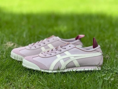 Y Pure Original Onitsuka Tiger Mexico 66 Light Purple Leather