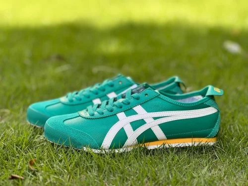 Y Pure Original Onitsuka Tiger Mexico 66 Green Leather