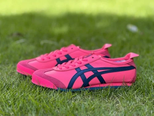 Y Pure Original Onitsuka Tiger Mexico 66 Pink Blue Leather
