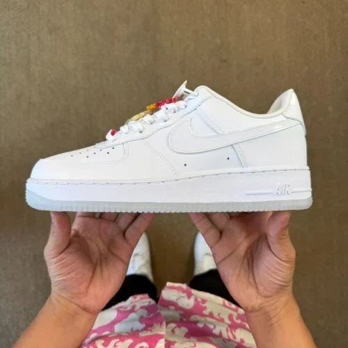 3A Pure Original Air Force 1 AF1 Hawaii White Sneakers IB8875-111