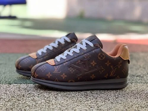 LV Football Shoes Dark Brown LOUIS VUITTON x Nigo Collaboration FW25