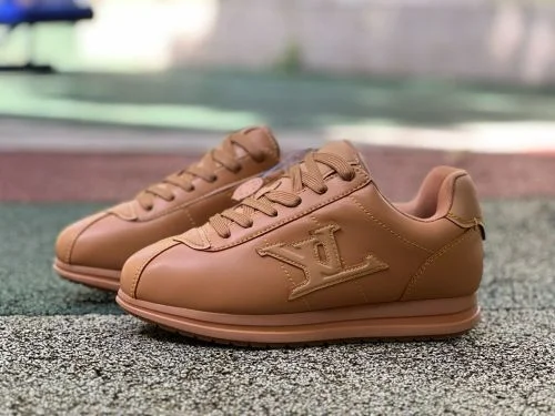 LV Football Shoes Beige LOUIS VUITTON x Nigo Collaboration FW25