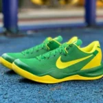 GX Pure Original Kobe 8 Oregon Ducks Green Yellow Halo