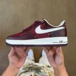 3A Pure Original Air Force 1 AF1 Small Hook Burgundy IR0485-611