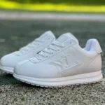 LV Soccer Shoes Pure White LOUIS VUITTON x Nigo Collaboration FW25