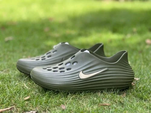 LW Pure Original Nike ReactX Rejuven8 Olive Green Clogs HV5060-201