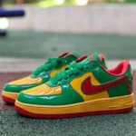 OWF Pure Original Air Force 1 AF1 Lil Yachty x Nike Green Gold Red IH4383-300
