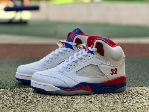 Pure Original AJ5 White Blue Red HQ7978-102