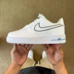 3A Pure Original Air Force 1 AF1 Splice White Grey IB7677-100