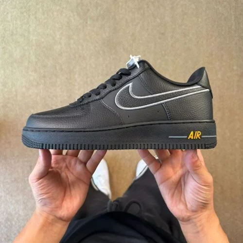 3A Pure Original Air Force 1 AF1 Splice Black IB7677-001