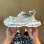 VG Balenciaga 3XL 10th Generation Lace Ribbon Beige White