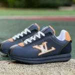 LV Soccer Shoes Blue LOUIS VUITTON x Nigo Collaboration FW25