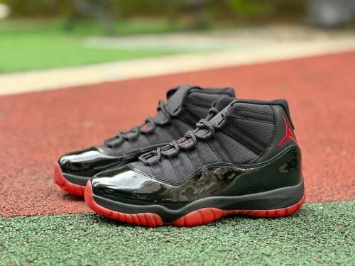 AJ11 Black Red High Top New Model 378037-326