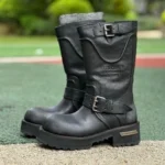 Balenciaga FW25 Venom Boots Retro Couple Style Motorcycle Boots