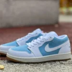 AJ1 Low Denim Blue White