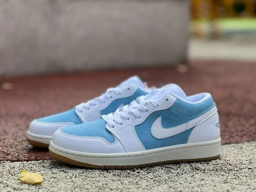 AJ1 Low Denim Blue White
