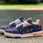 LV Trainer Blue Brown LOUIS VUITTON Trainer
