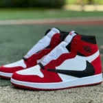 LJR Version AJ1 Travis Scott High Top White Red DH3227-601