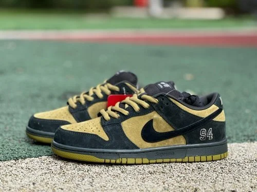 S2 Pure Original Dunk Supreme Black Yellow Brown HQ8487-300