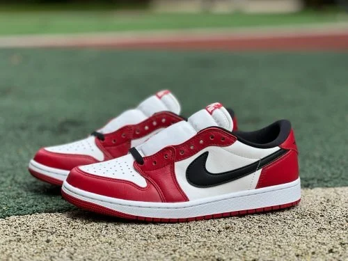 Pure Original AJ1 Low Chicago White Red HQ6998-600