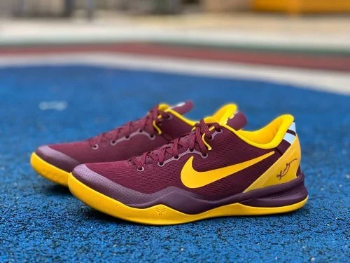 GX Pure Original Kobe 8 Red Yellow USC PE HQ3138-800