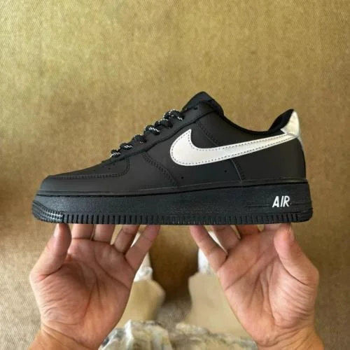 3A Pure Original Air Force 1 AF1 Black Silver FV5951-001