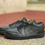 AJ1 Low Black Elephant Print IM6568-010