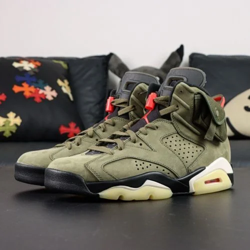 Travis Scott Air Jordan 6 Medium Olive CN1084-200