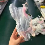 VG Balenciaga 3XL Net Lace Ribbon Mules