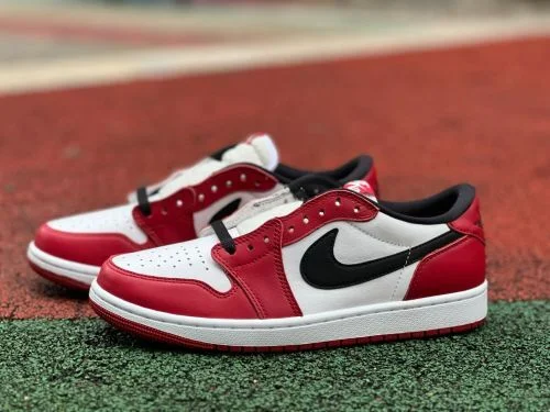 Pure Original AJ1 Low Chicago White Red 2025 HQ6998-600