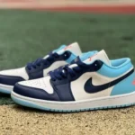 DT Pure Original AJ1 Low White Blue Obsidian 553558-149