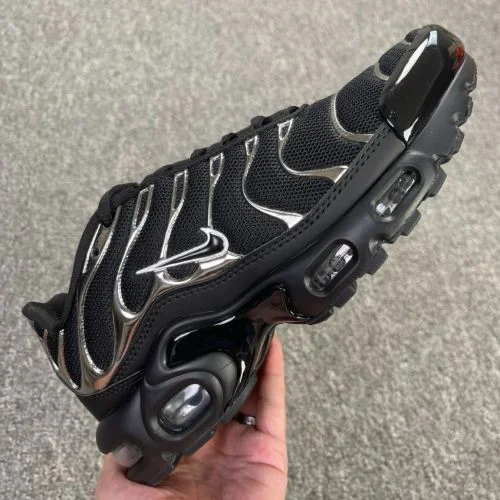 PB-MAX Nike Air Max Plus Running Shoes Black Liquid Silver HJ9743-001