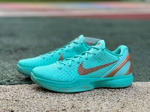 Pure Original Kobe 6 Statue of Liberty Green Bronze IQ5774-300