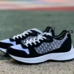 Dior B25 Oblique Runner Black White Low Top