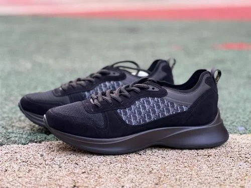 Dior B25 Oblique Runner Black Low Top