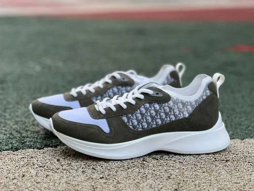 Dior B25 Oblique Runner White Green Low Top