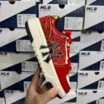 MLB Wedding Shoes White Red Chunky Liner