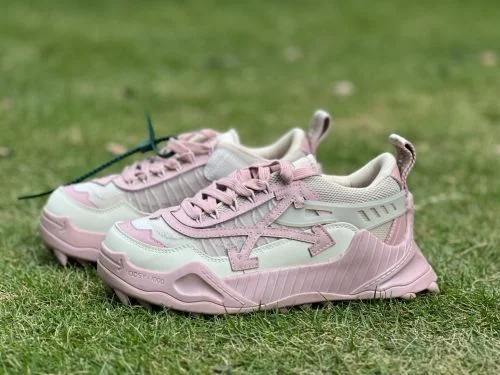 OFF-WHITE ODSY 1000 White Pink Dad Shoes