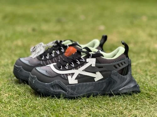 OFF-WHITE ODSY 1000 Taupe Dad Shoes