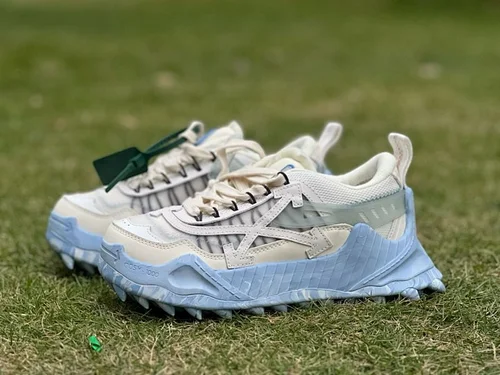 OFF-WHITE ODSY 1000 White Blue Dad Shoes