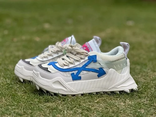 OFF-WHITE ODSY 1000 White Grey Blue Dad Shoes