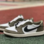 AJ1 Low Medium Olive White Green HQ6998-200